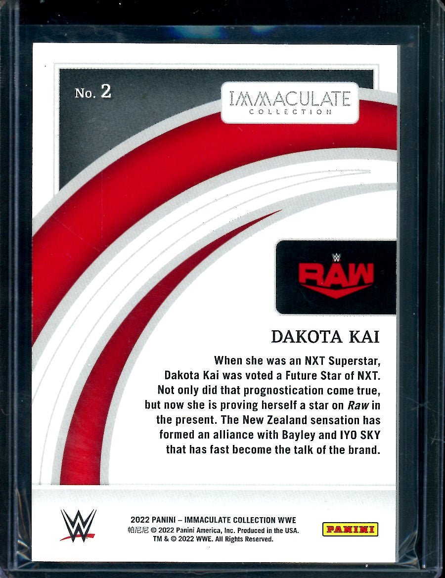 2022 Panini Immaculate Dakota Kai Gold /10 WWE - Trading Card Market