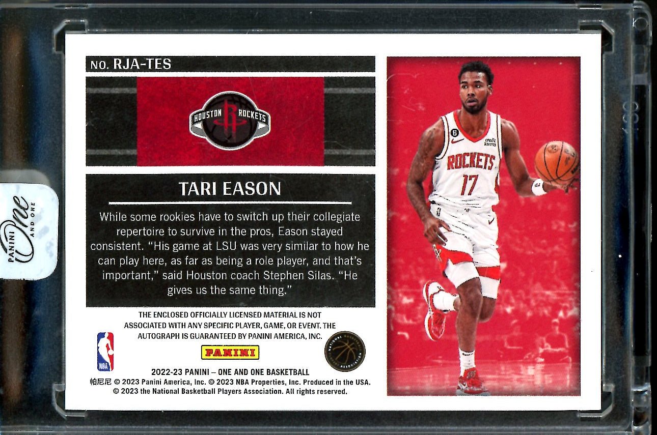 2022/23 Panini One & One Tari Eason Rookie RPA /99 Rockets - Trading Card Market