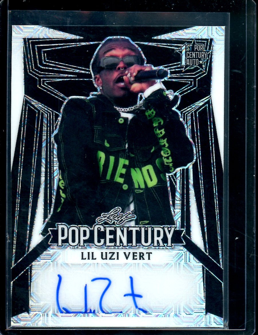 2023 Leaf Pop Century Lil Uzi Vert Auto White Mojo /4