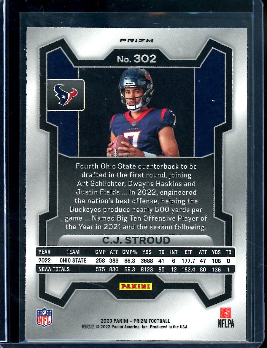 2023 Panini Prizm C.J. Stroud Rookie Disco Variation Texans - Trading Card Market
