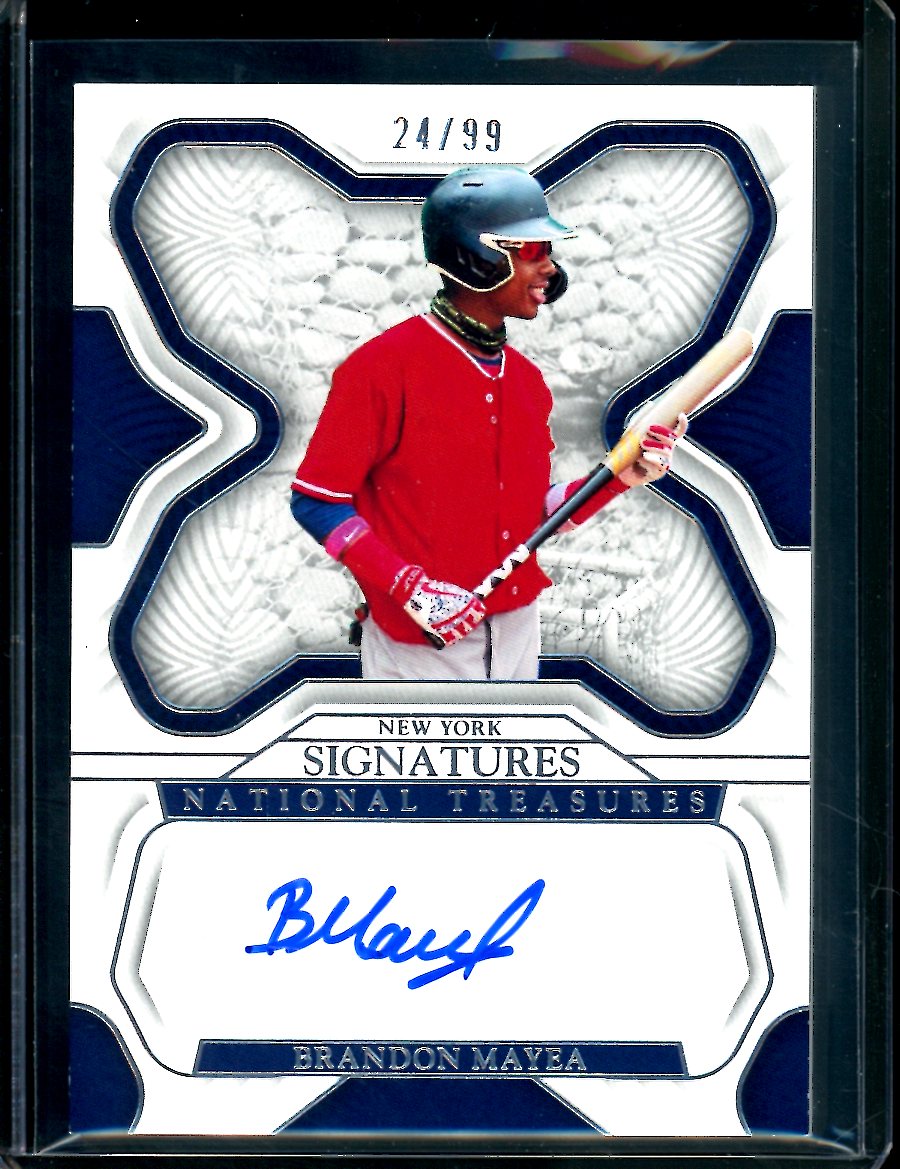 2023 Panini National Treasures Brandon Mayea Auto /99 Yankees
