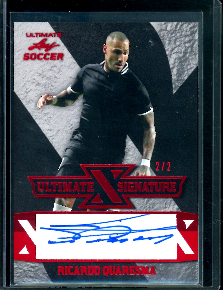 2022 Leaf Ultimate Soccer Ricardo Quaresma Ultimate Signature /2
