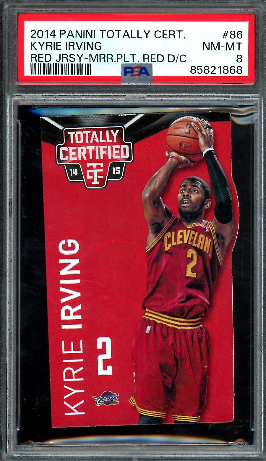 2014/15 Panini Totally Certified Kyrie Irving Mirror Red /135 PSA 8 Cavaliers - Trading Card Market