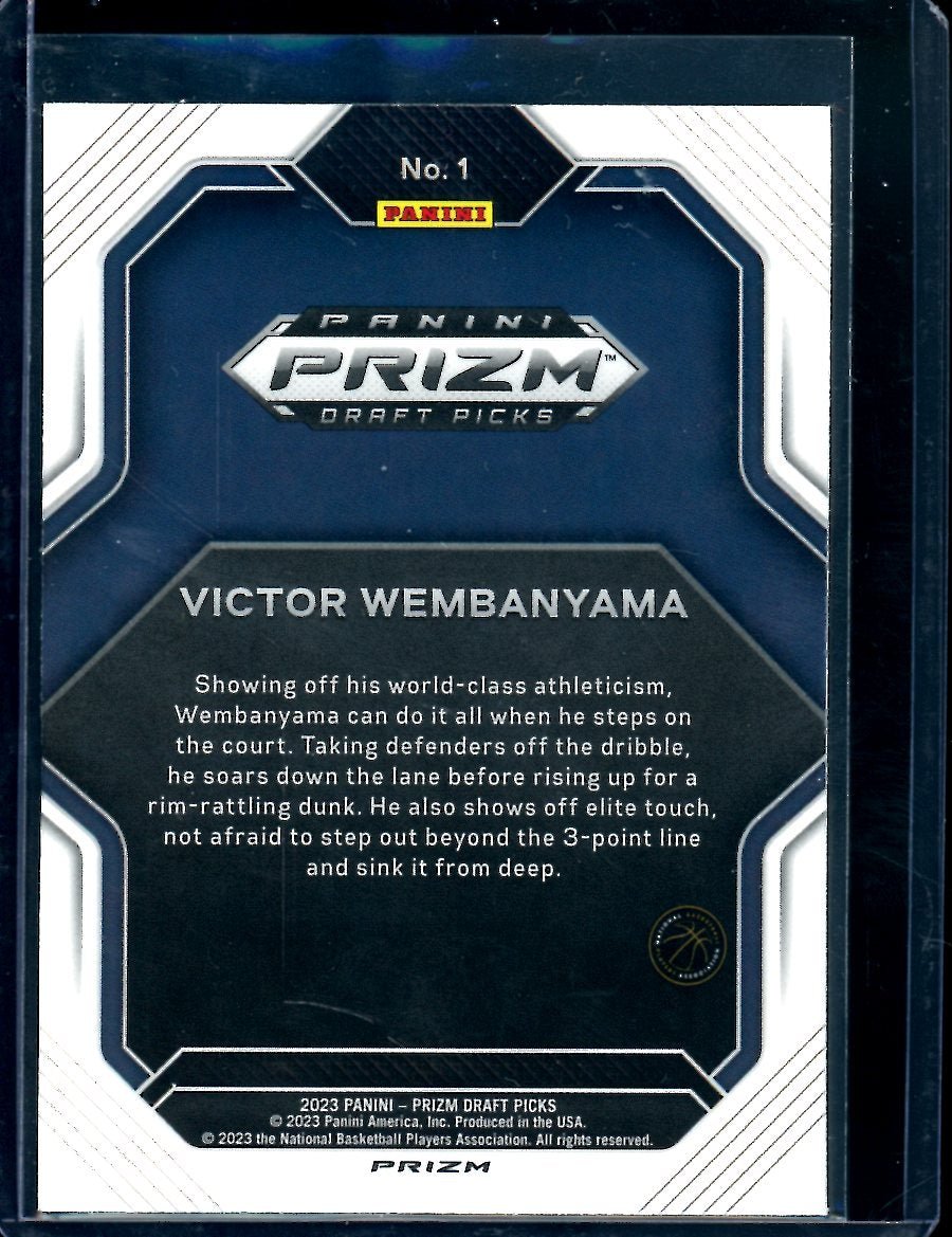 2023/24 Panini Prizm Draft Picks Victor Wembanyama Rookie Fireworks Silver Spurs - Trading Card Market