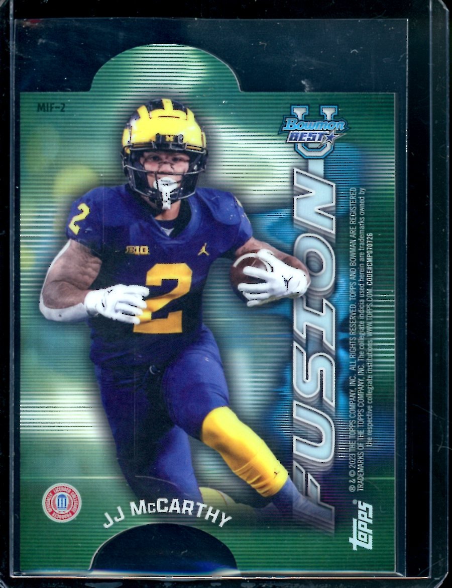 2023 Bowman's Best JJ McCarthy/Blake Corum Fusion Michigan - Trading Card Market