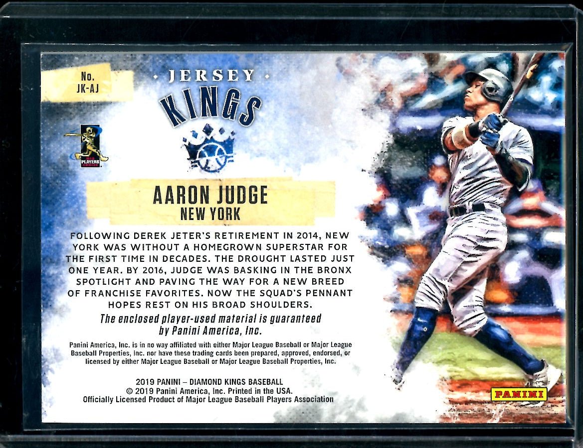 2019 Panini Diamond Kings Aaron Judge Jersey Kings Patch Yankees - Trading Card Market