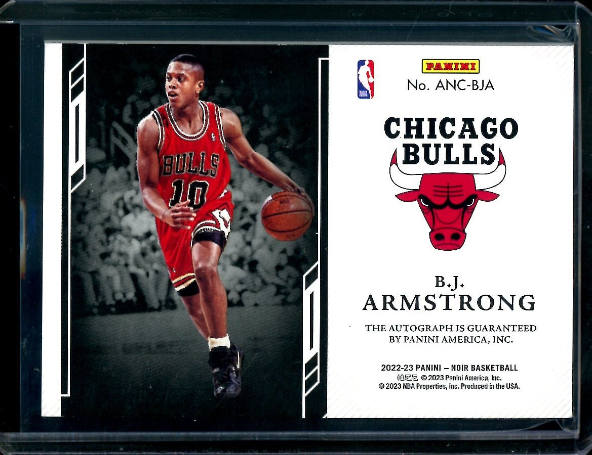2022/23 Panini Noir B.J. Armstrong Auto /99 Bulls - Trading Card Market
