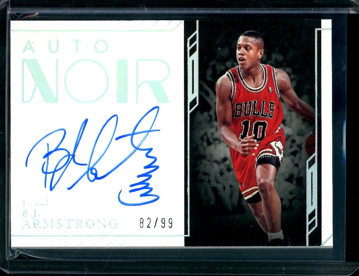 2022/23 Panini Noir B.J. Armstrong Auto /99 Bulls - Trading Card Market