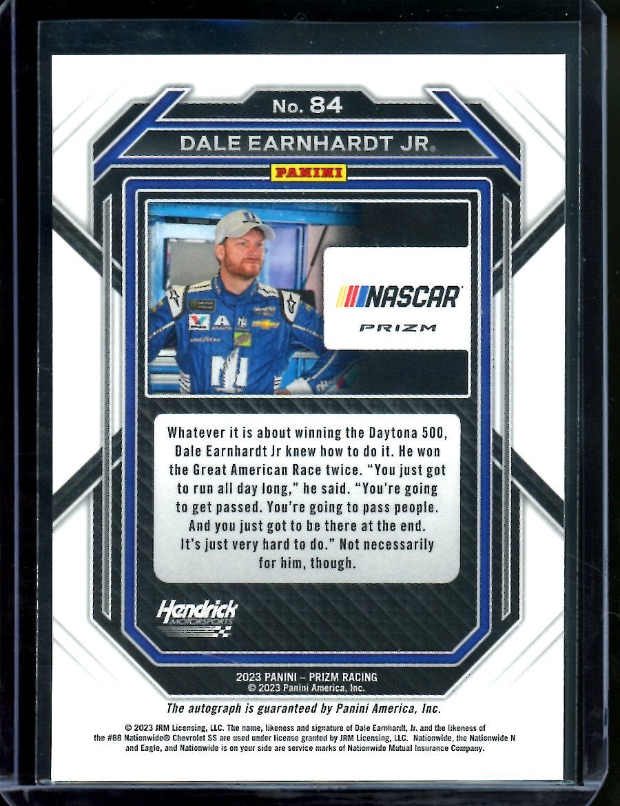2023 Panini Prizm Racing Dale Earnhardt Jr. Silver Auto NASCAR - Trading Card Market