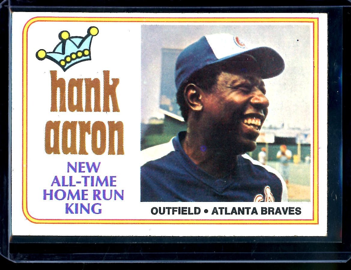 1974 Topps Hank Aaron All - Time Home Run King Braves - Trading Card Market