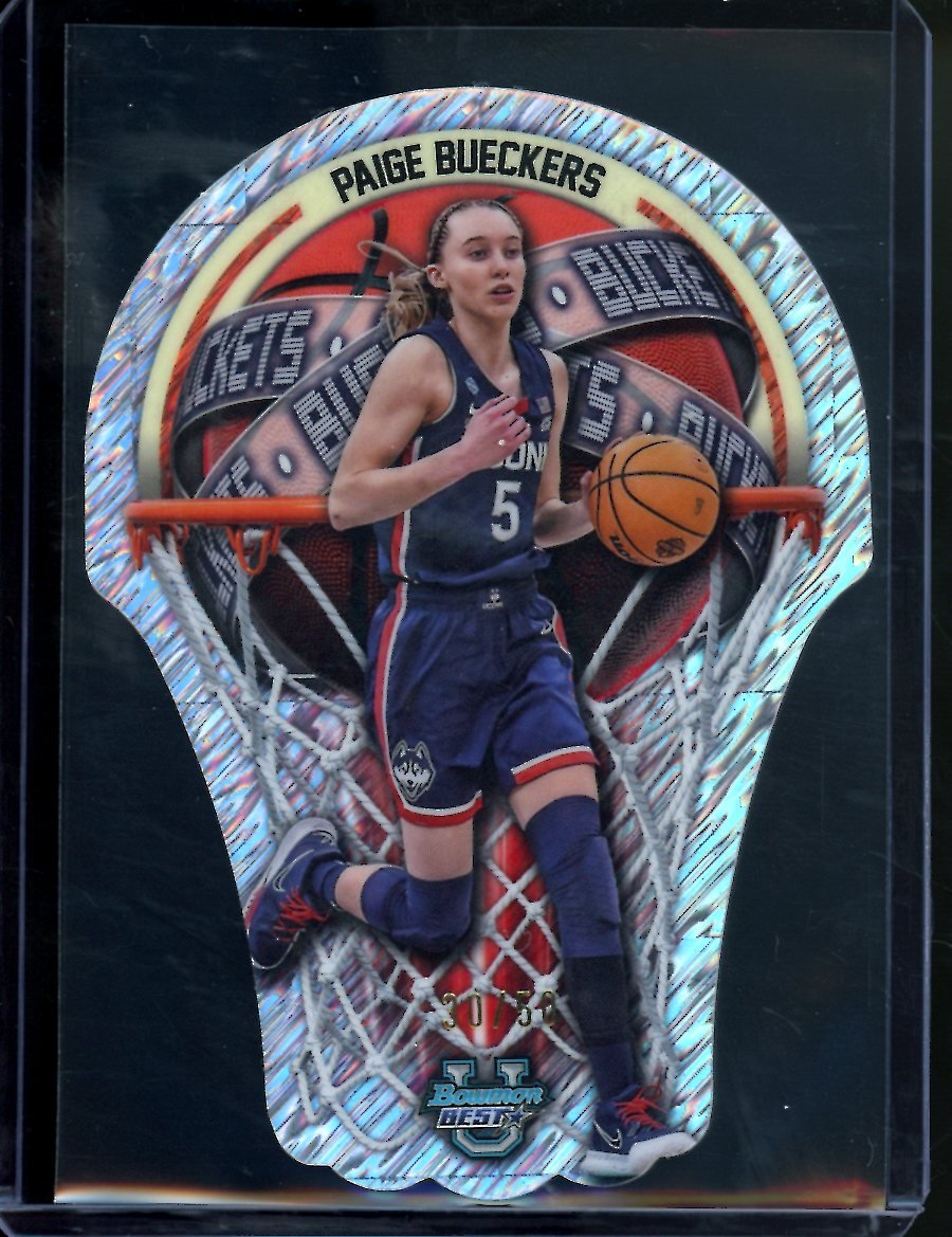2023 Bowman University Best Paige Bueckers Buckets Die-Cut /50