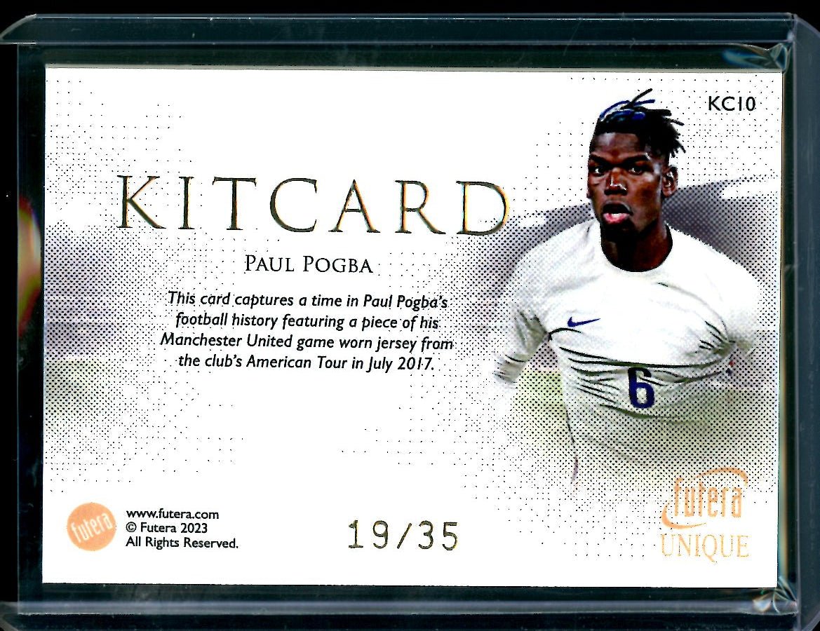 2023 Futera Unique Paul Pogba Kit Card Patch /35 France - Trading Card Market