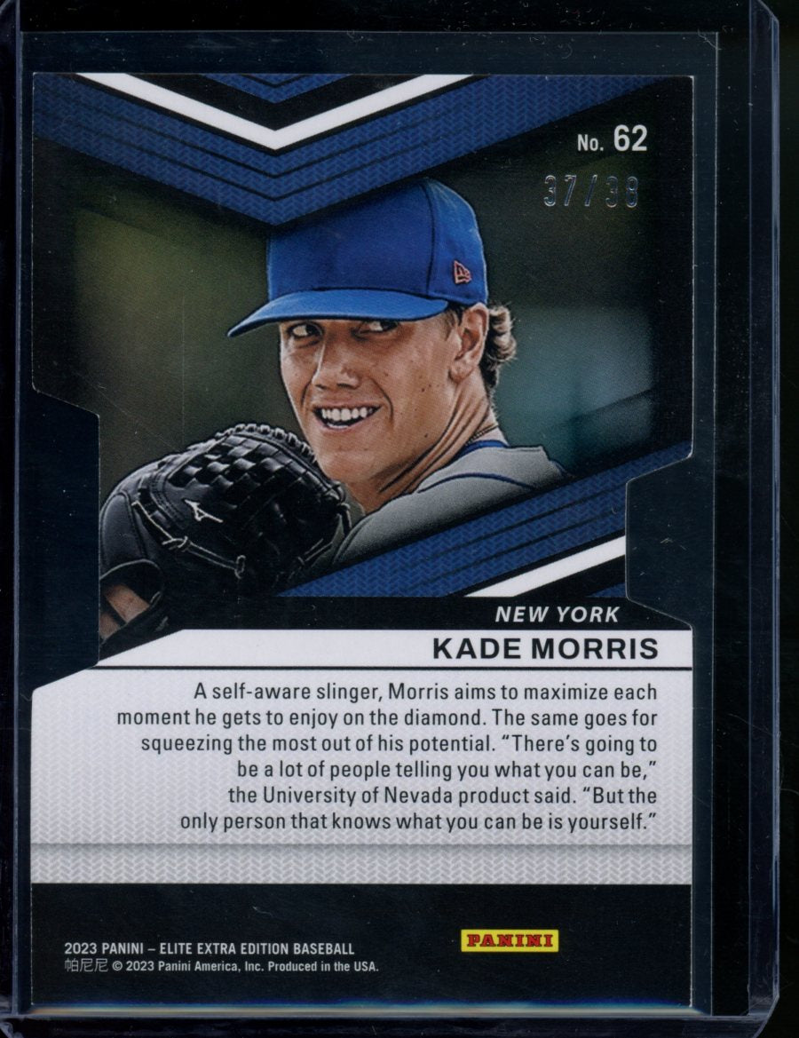 2023 Panini Elite Extra Edition Kade Morris Status /38 Mets