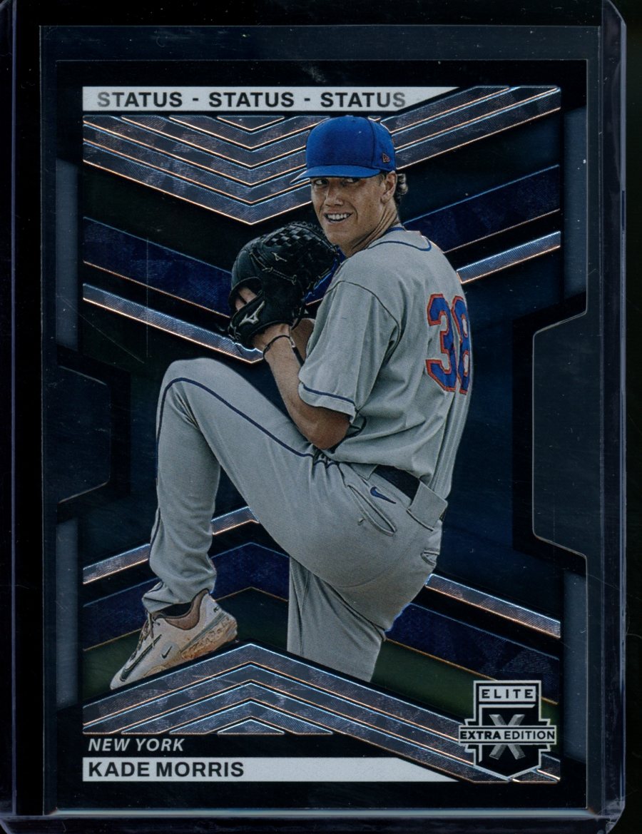 2023 Panini Elite Extra Edition Kade Morris Status /38 Mets