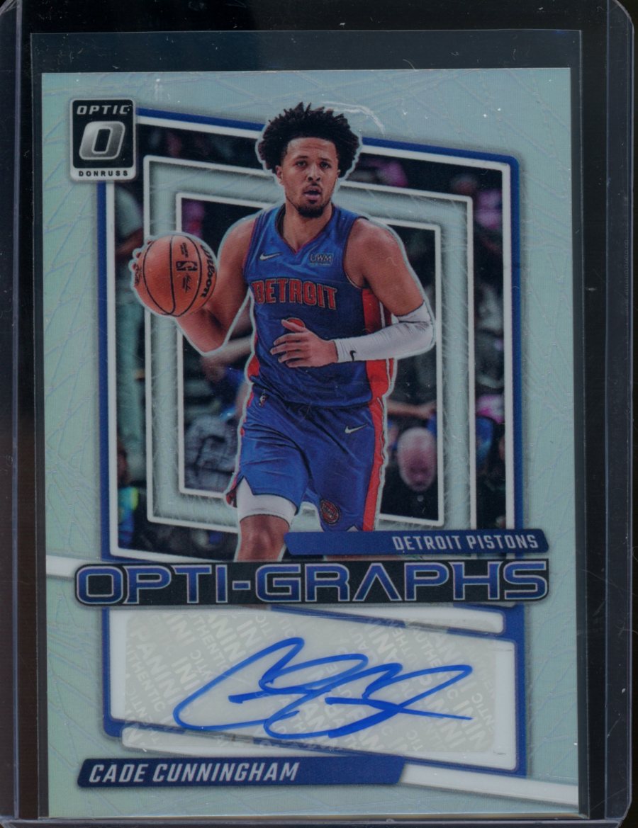2023/24 Panini Donruss Optic Cade Cunningham Opti-Graphs Silver 