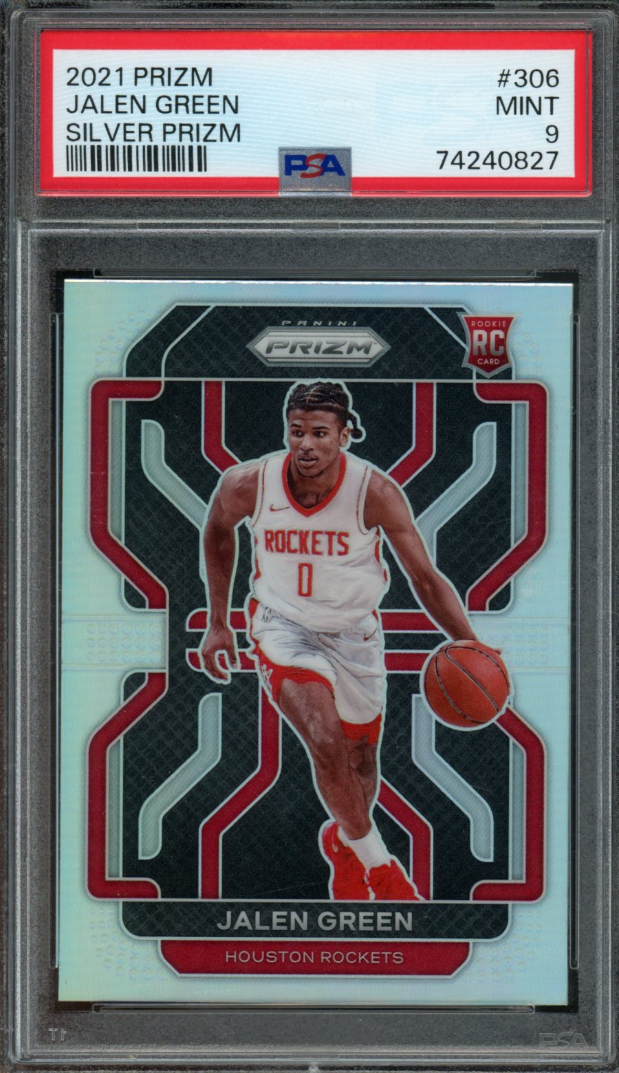 NBA 21-22 Panini Prizm jalen green PSA9