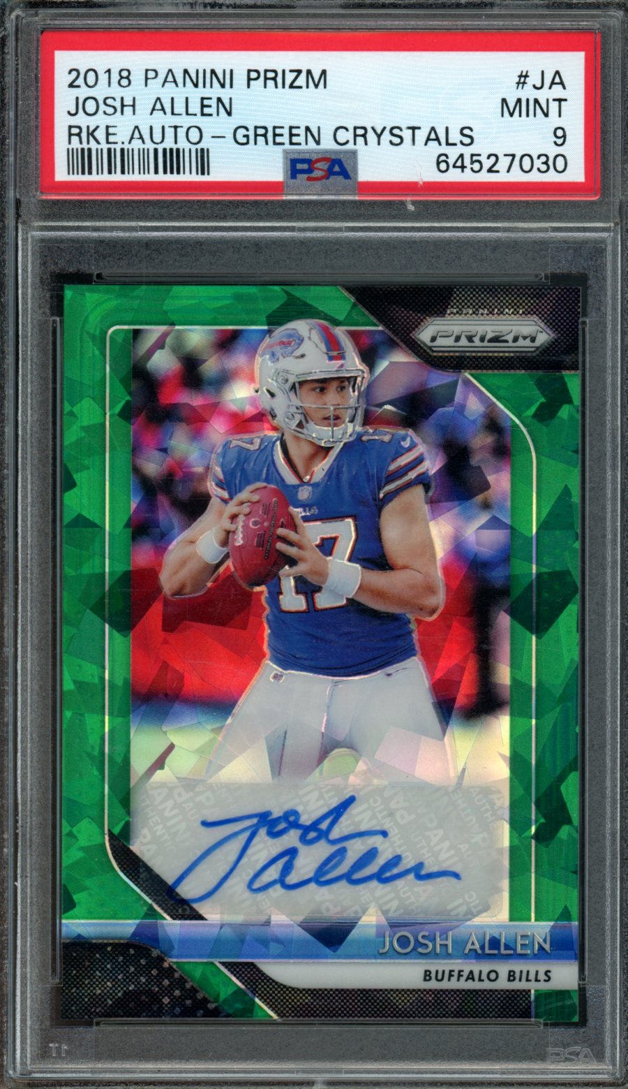 2018 josh allen outlets rookie gridiron kings PSA 9