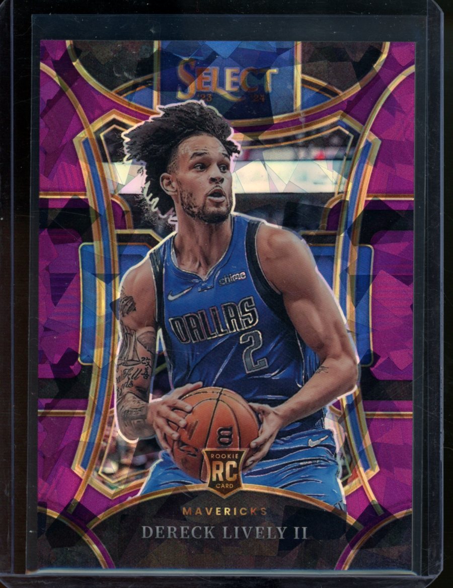 2023/24 Panini Select Dereck Lively II Mezzanine Purple Ice /99 