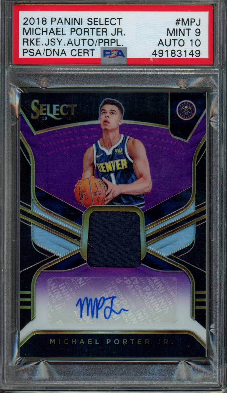 Michael Porter Jr. (HYPER Prizm) PSA outlet 9!!