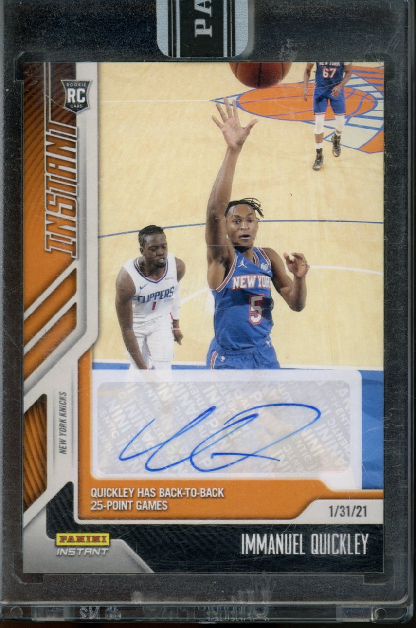 IMMANUEL QUICKLEY ROOKIE CARD PSA 10 PANINI orders HOOPS NEW YORK KNICKS