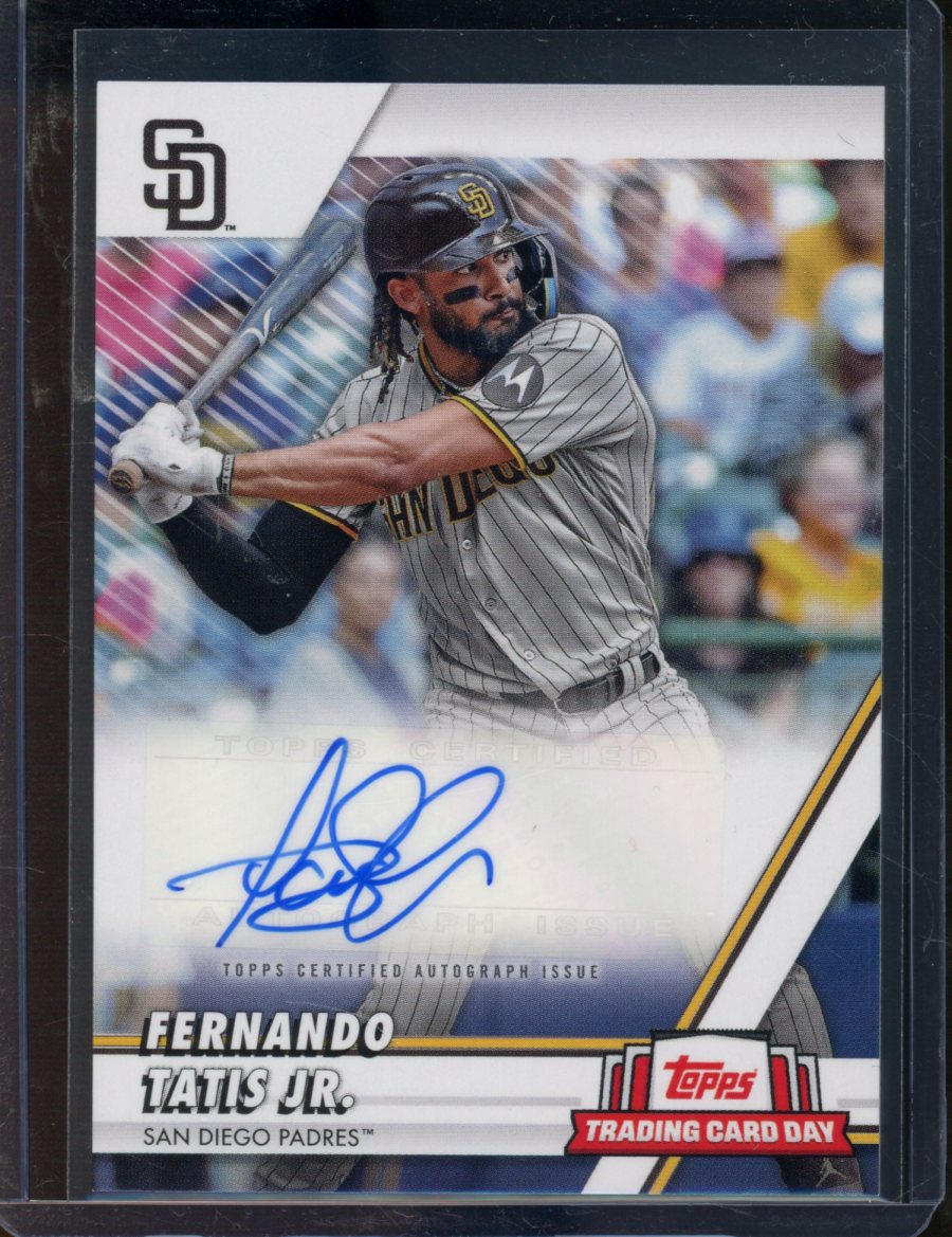 2024 Topps International Trading Card Day Fernando Tatis Jr. Auto /10 –  Trading Card Market