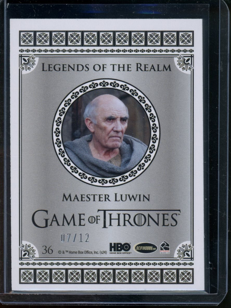 2024 Rittenhouse Game Of Thrones Maester Luwin Teal /12 - Trading Card Market