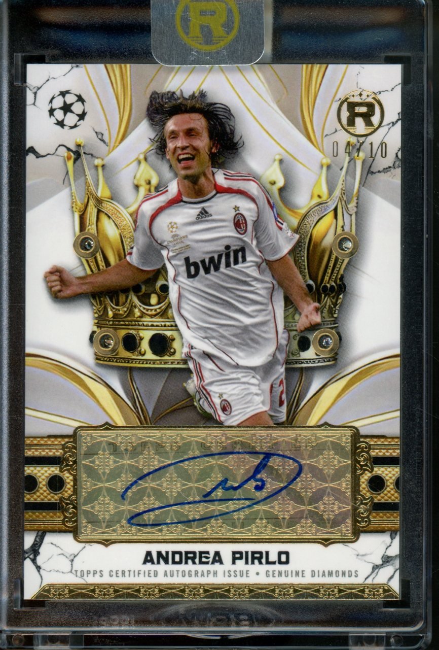 Exclusive Memorabilia Maillot signé par Andrea Pirlo. Cadre d'icône