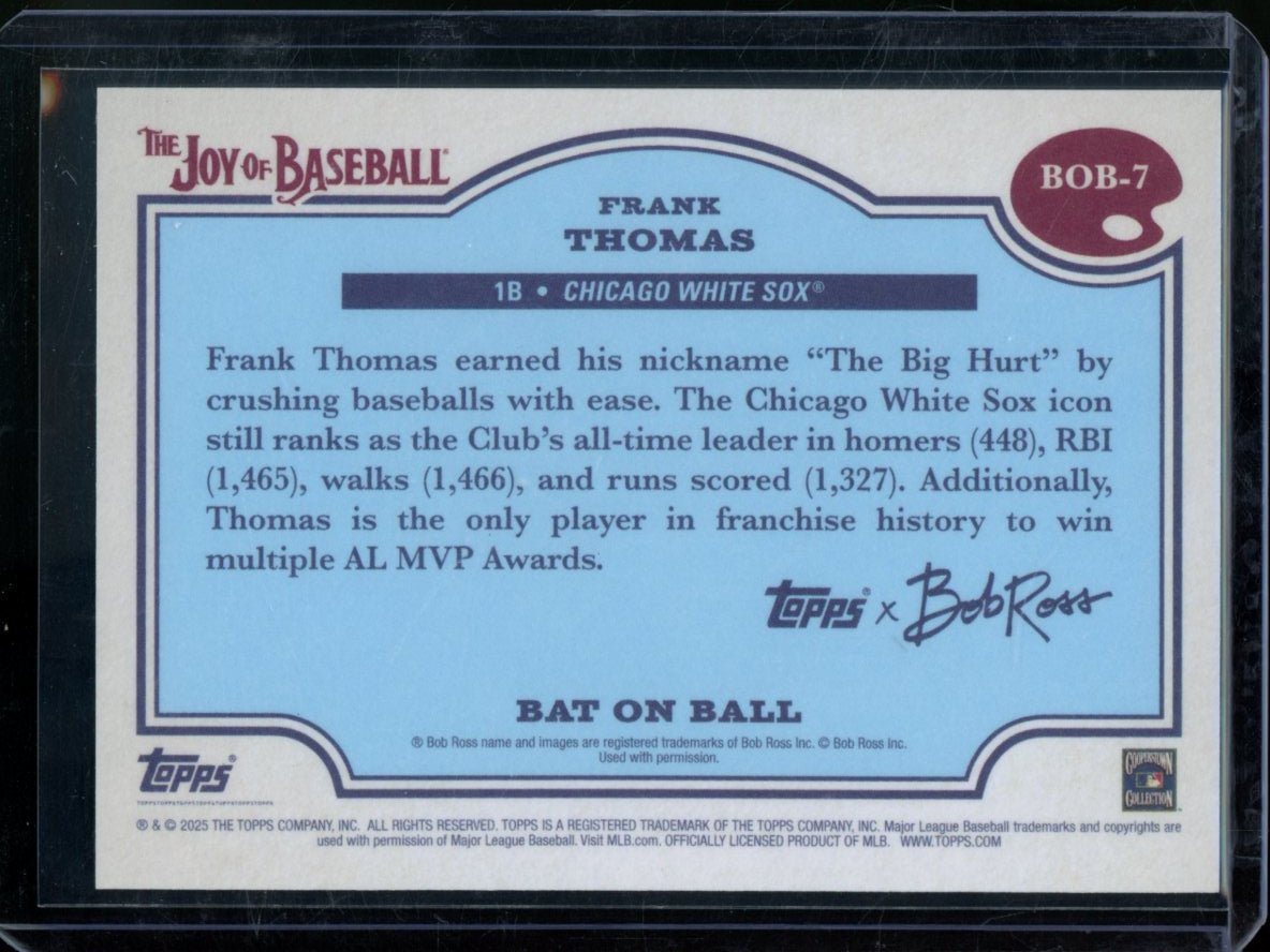 2025 Topps The Joy Of Baseball Frank Thomas Bat On Ball /35 White Sox - Trading Card Market
