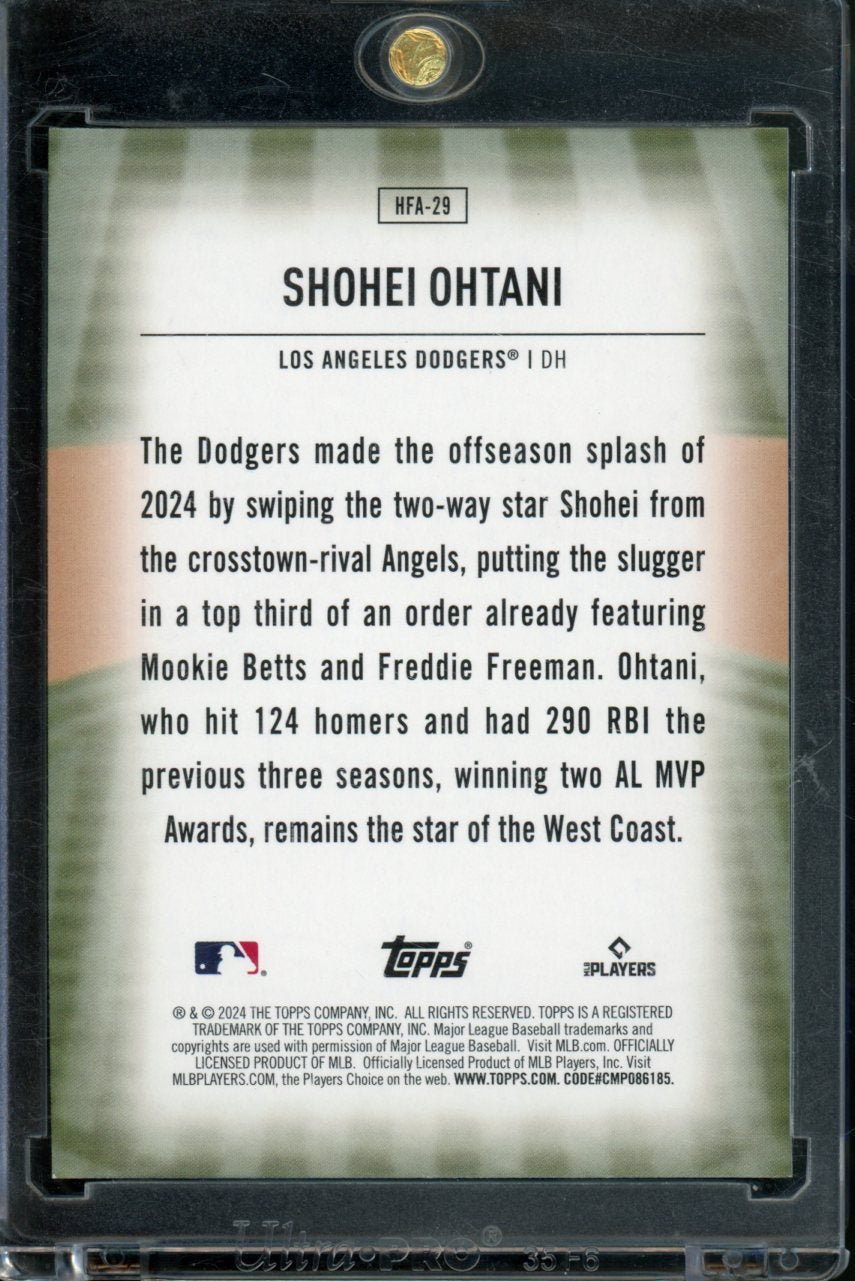 2024 Topps Update Shohei Ohtani Home Field Advantage SSP Dodgers - Trading Card Market