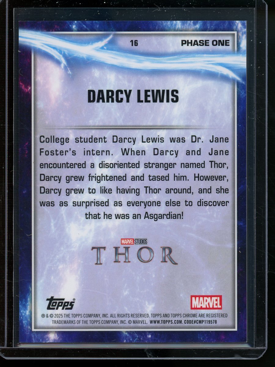 2025 Topps Chrome Darcy Lewis Red Refractor /5 Thor - Trading Card Market