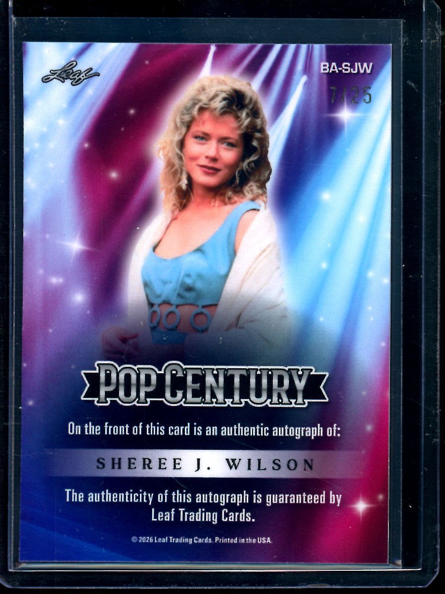 2026 Leaf Pop Century Shree J. Wilson Autograph /25 Wakler, Texas Ranger - Trading Card Market