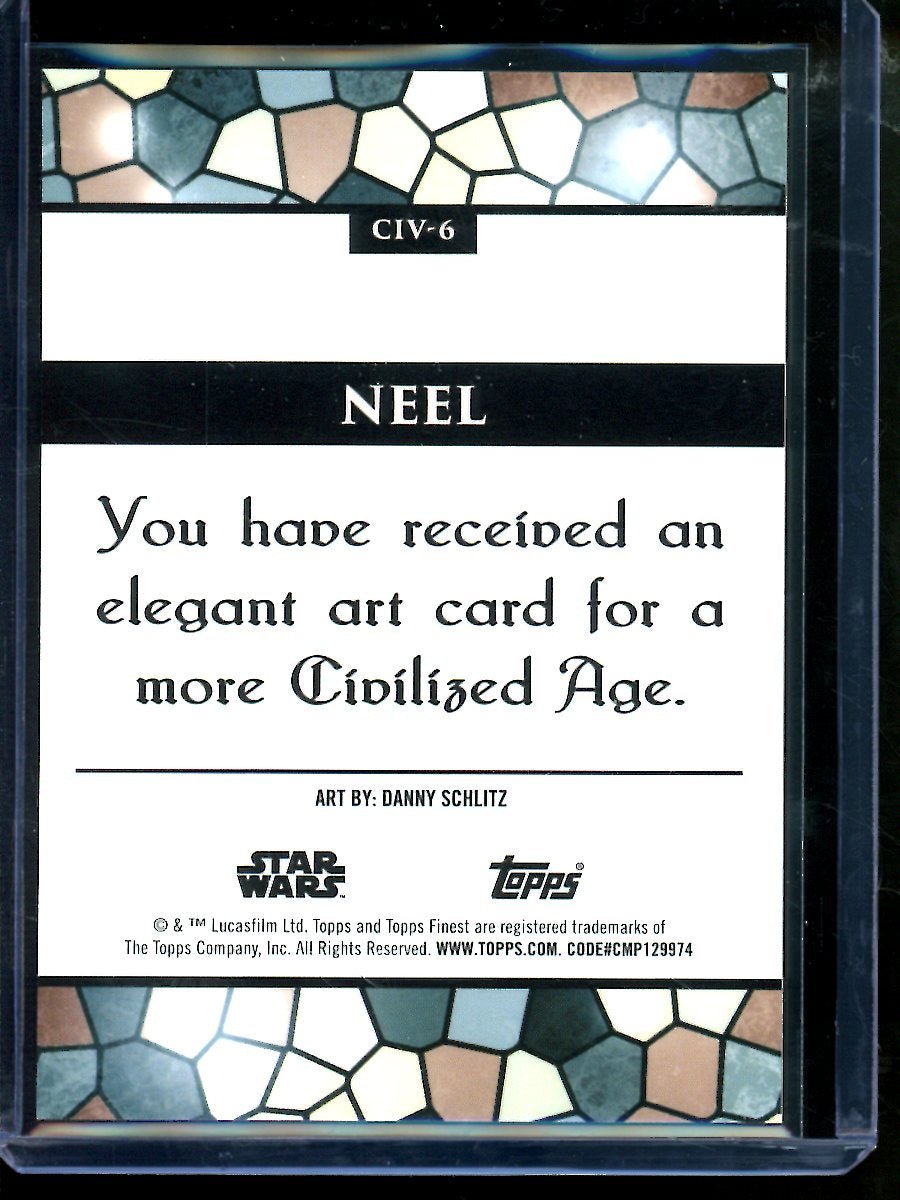 2026 Topps Finest Neel Elegant Art Card SP Star Wars - Trading Card Market