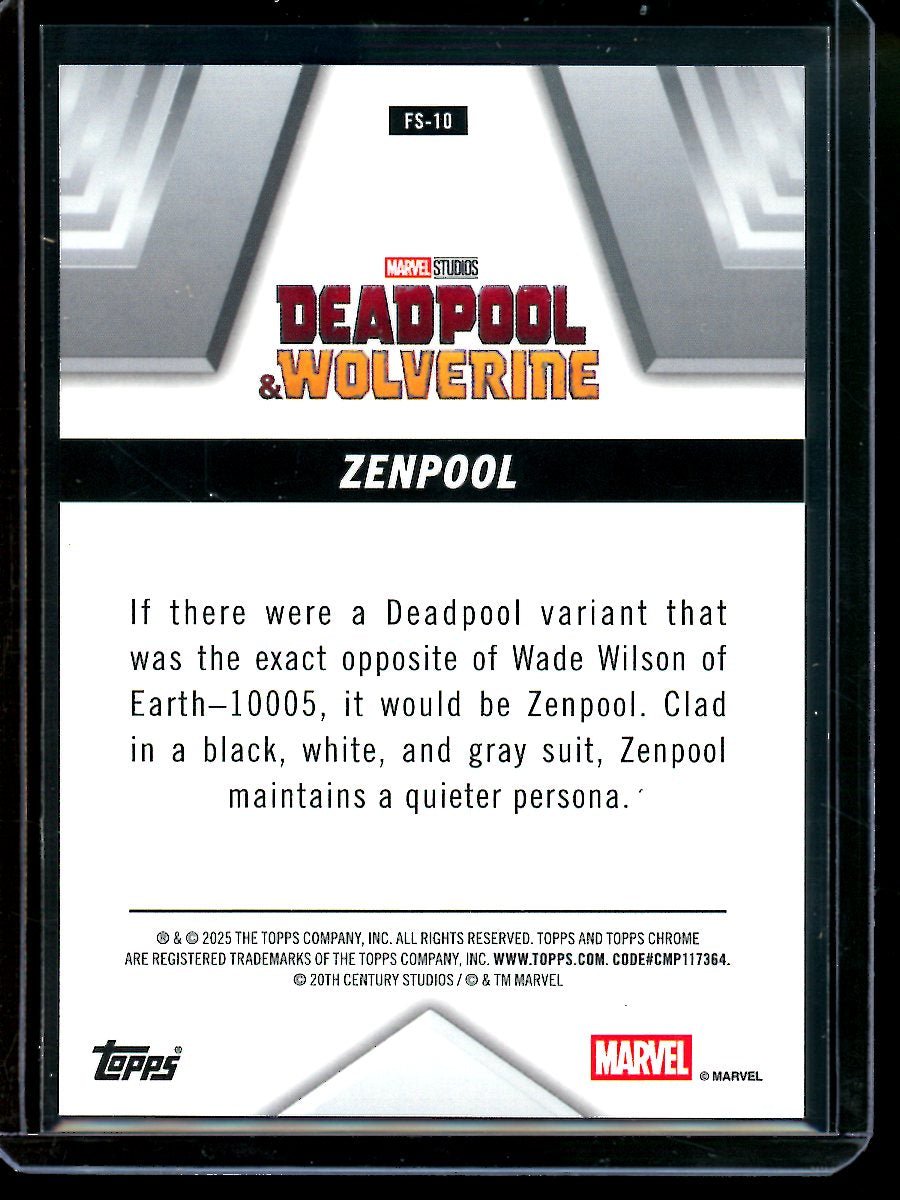 2025 Topps Chrome Zenpool Future Stars Red Refractor /5 Deadpool and Wolverine - Trading Card Market