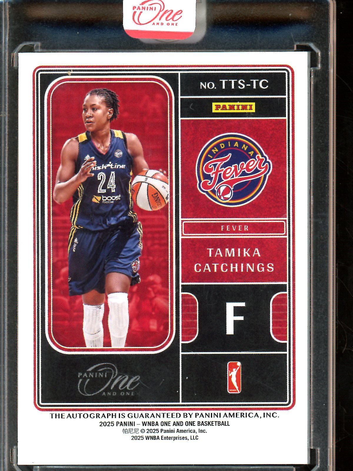 2025 Panini One and One Tamika Catchings Team Titans Signatures /99 Encased Fever - Trading Card Market