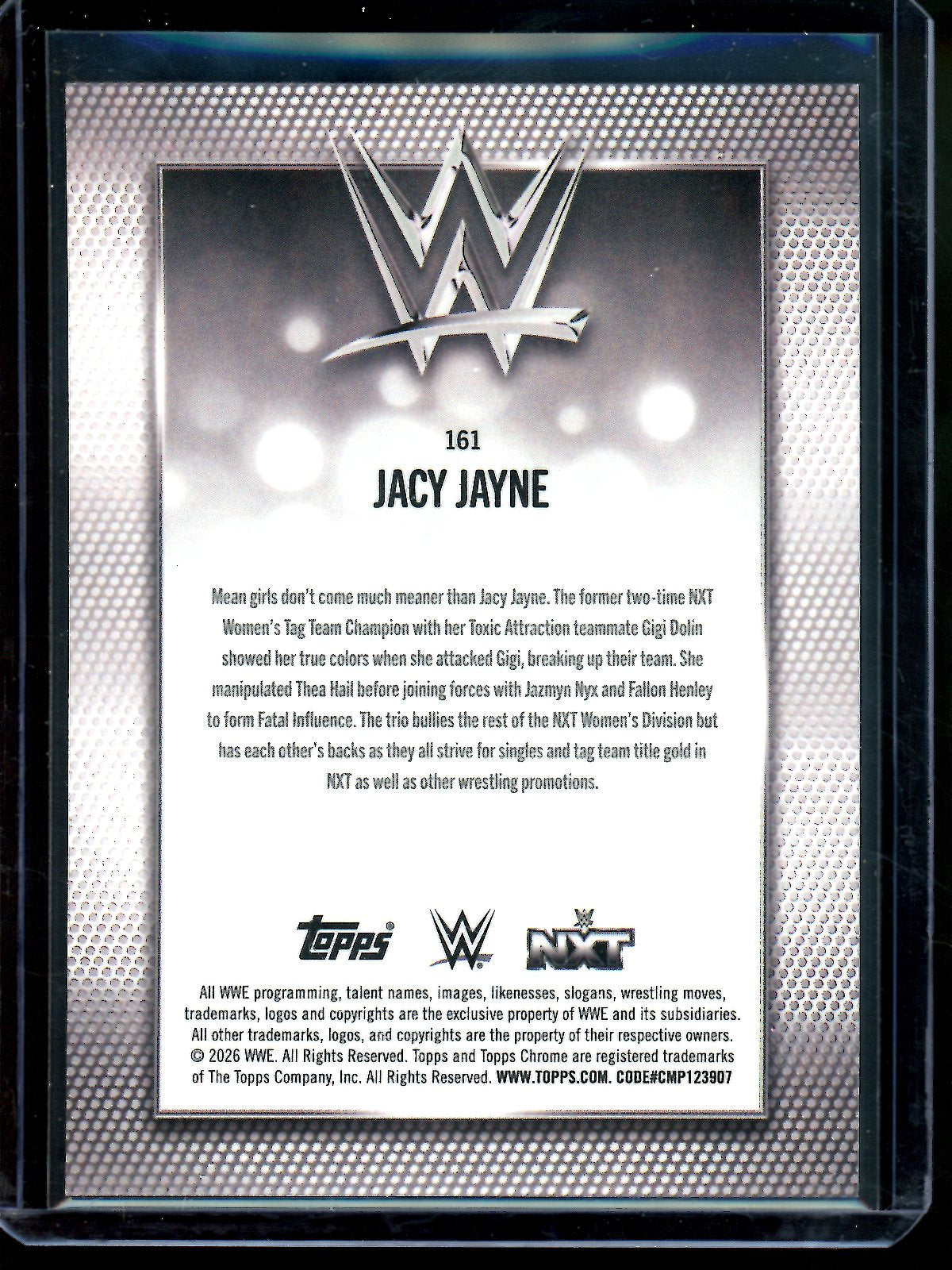 2026 Topps Sapphire Jacy Jayne Black Sapphire Refractor /10
