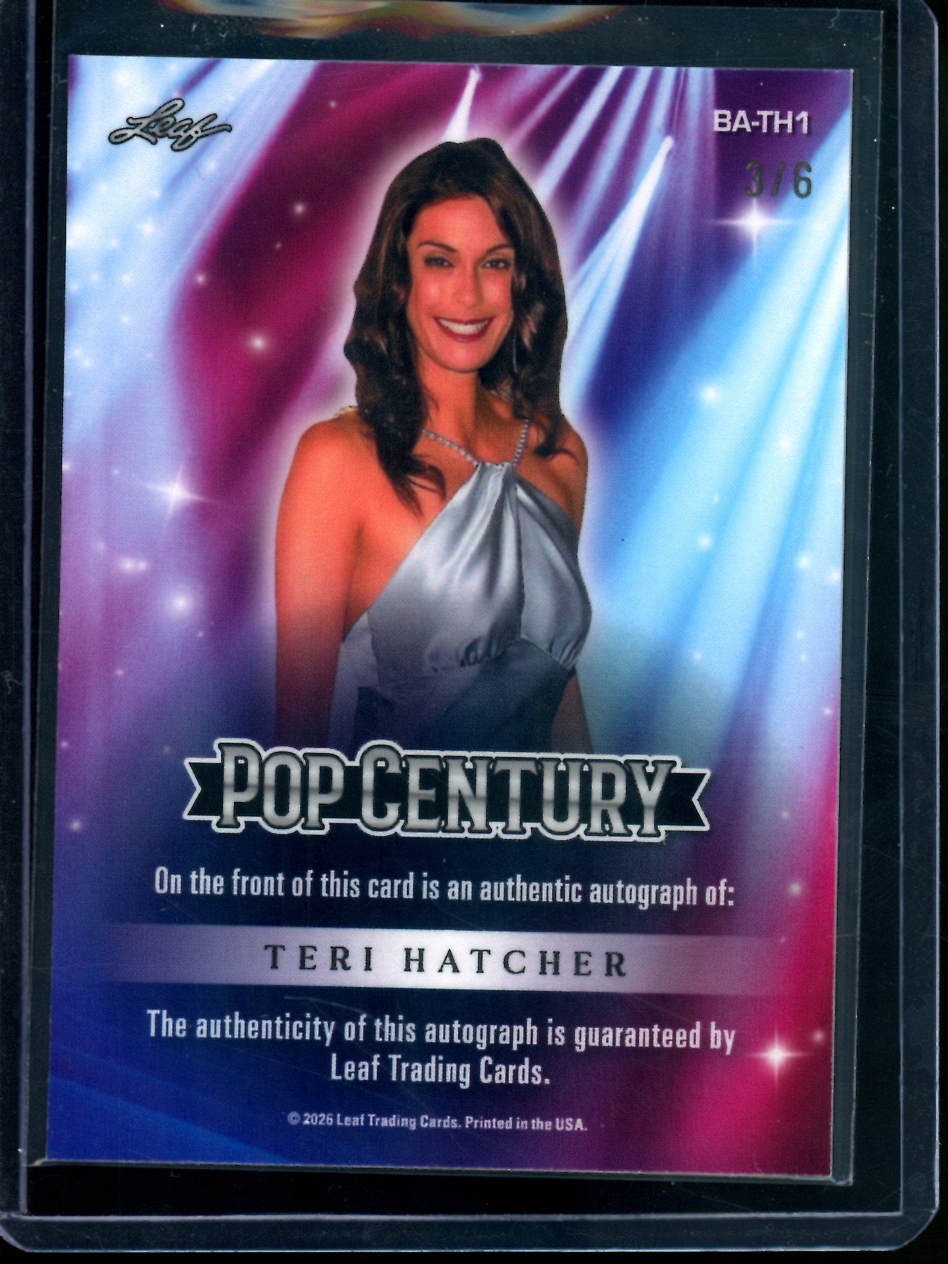 2026 Leaf Pop Century Teri Hatcher Pop Century Autograph /6