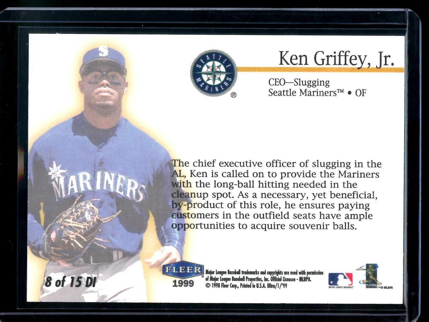 1998 Fleer Ultra Ken Griffey Jr. Damage Inc. Mariners