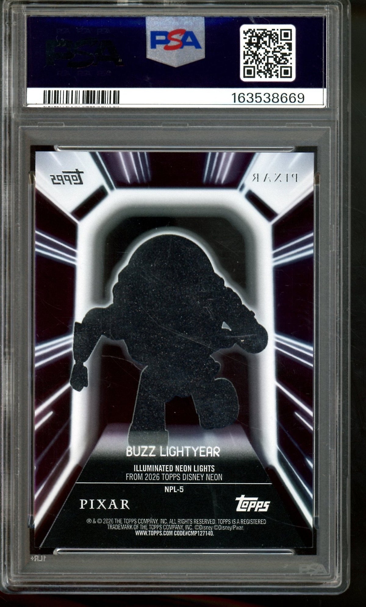 2026 Topps Neon Buzz Lightyear PETG Lights NPL-5 PSA 9 - Trading Card Market