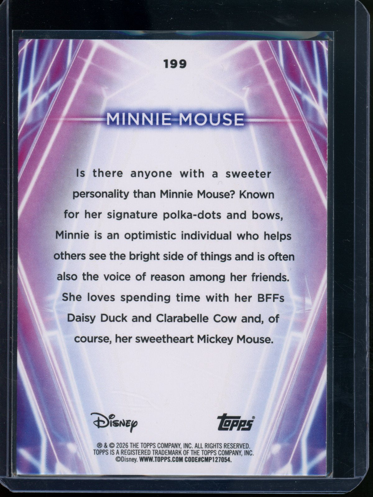 2026 Topps Topps Minnie Mouse Green Foil /199 #199