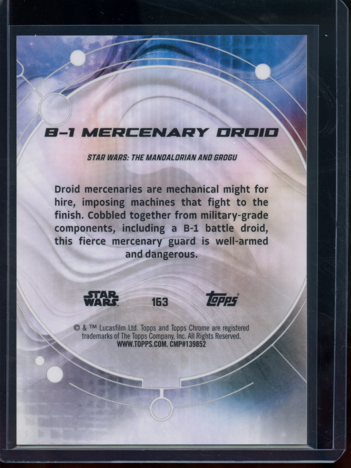 2026 Topps Chrome B-1 Mercenary Droid Debut Orange Refractor /25 #163 - Trading Card Market