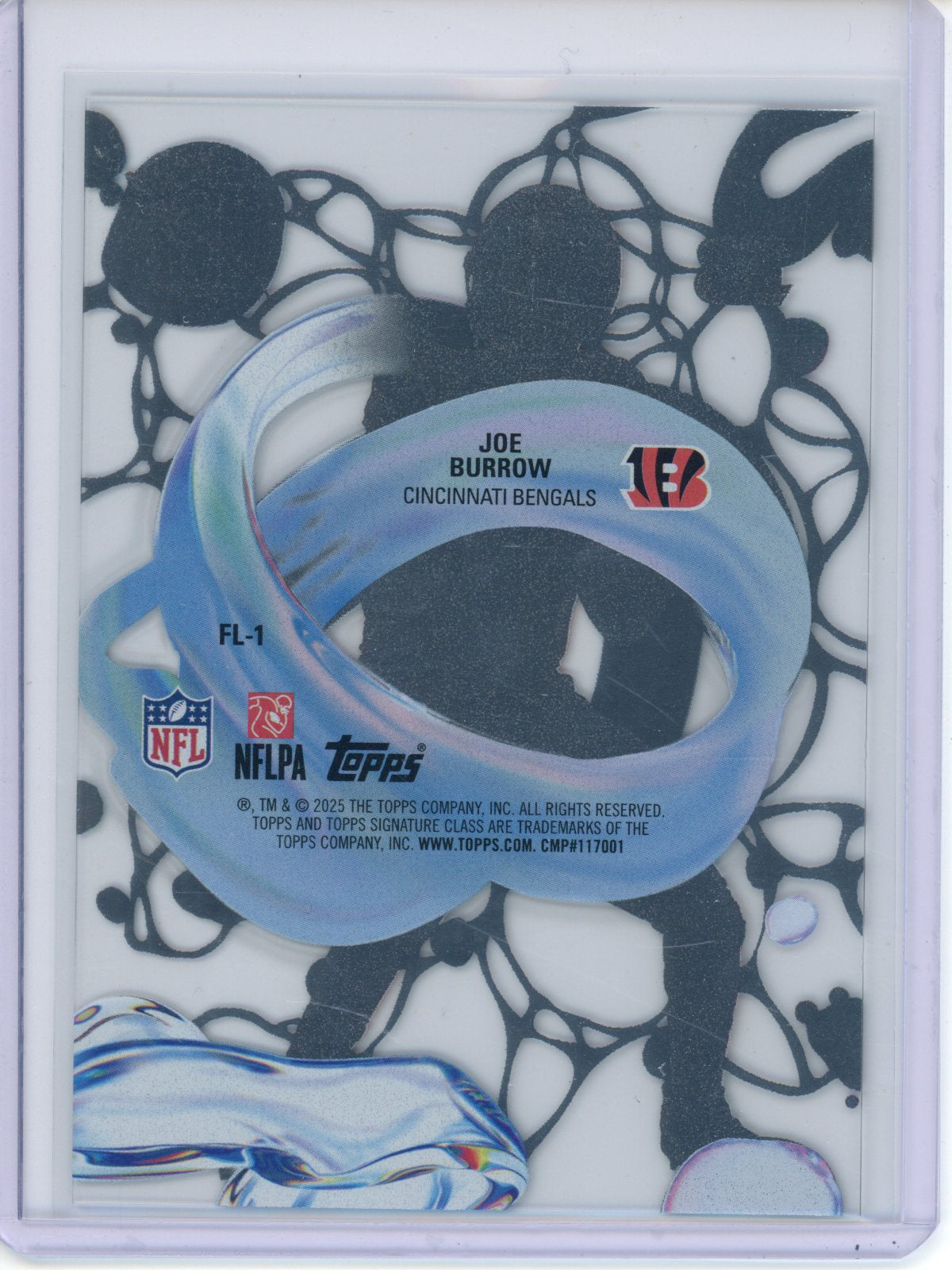 2025 Topps Signature Class Joe Burrow Fluidity SP Bengals