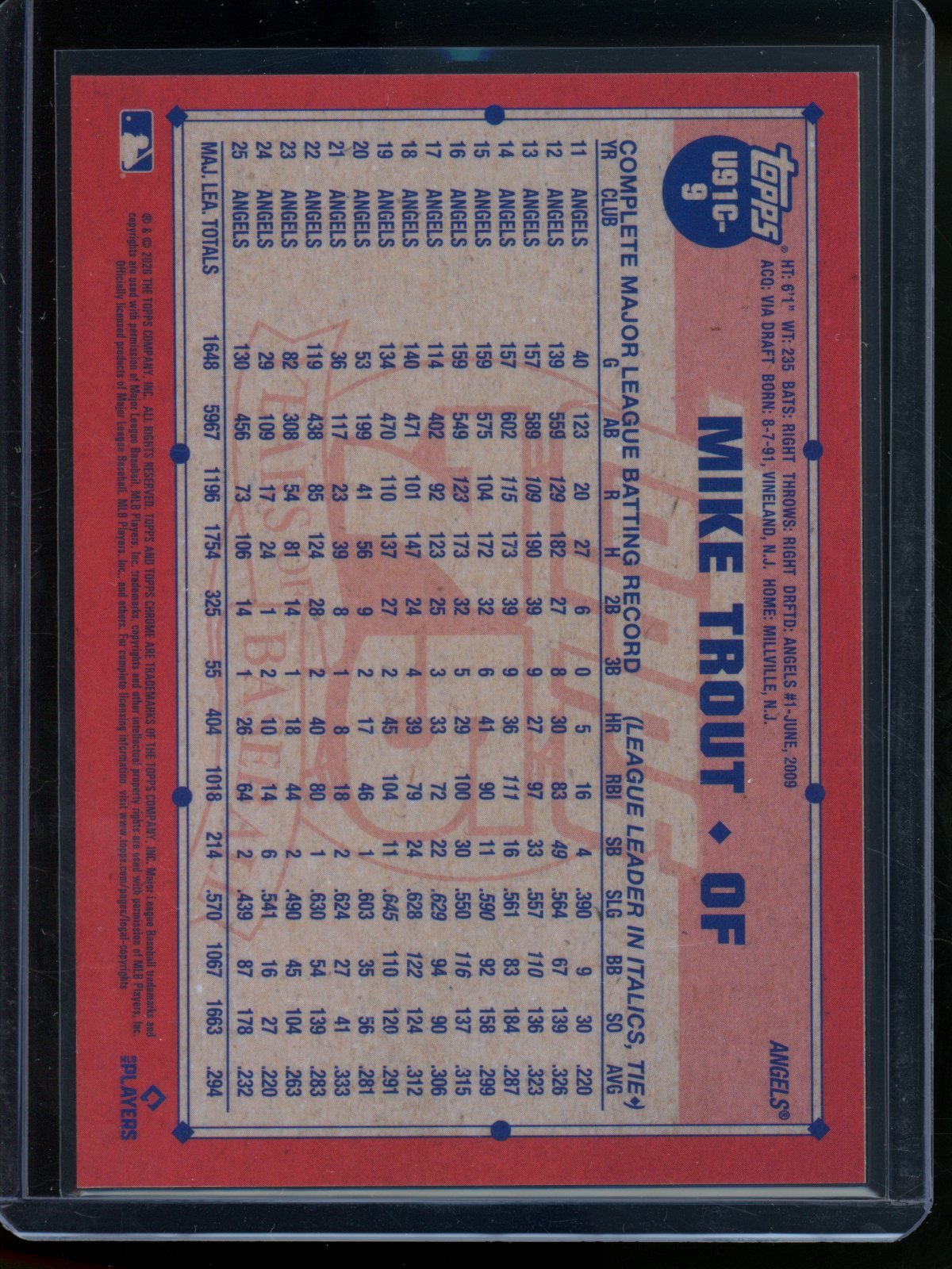 2026 Topps Flagship Mike Trout Gold Mojo Refractor /50 Angels - Trading Card Market