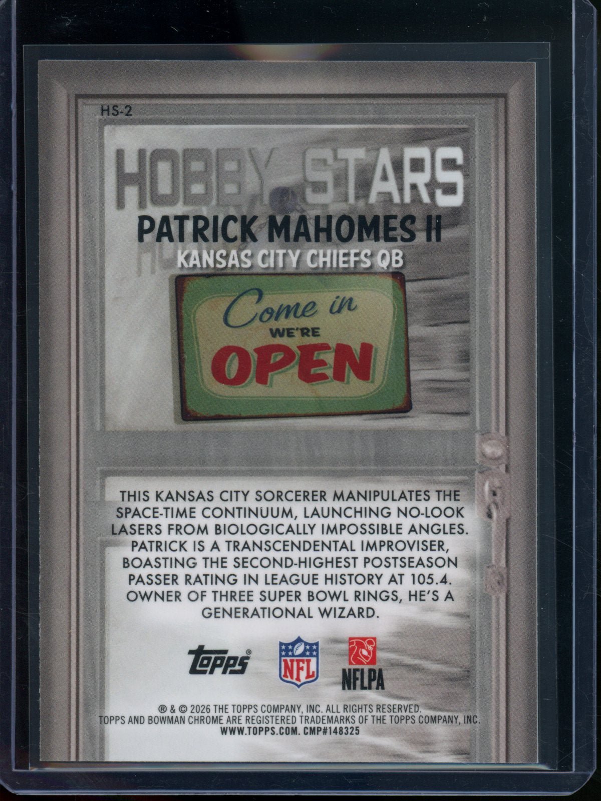 2026 Bowman Patrick Mahomes Hobby Stars Magenta Refractor /250 Chiefs - Trading Card Market