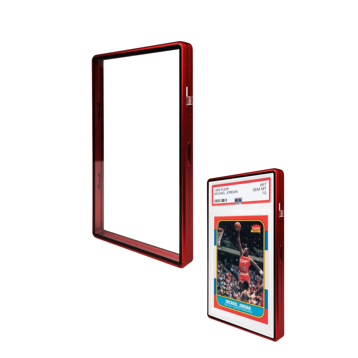 Slabmags Standard PSA Case - Matte Red - Trading Card Market