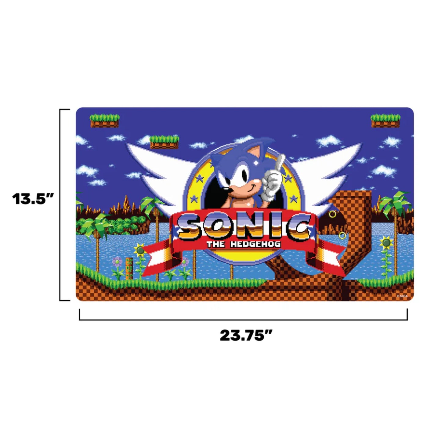 Sonic The Hedgehog Green Hills Zone Playmat - Trading Card Market