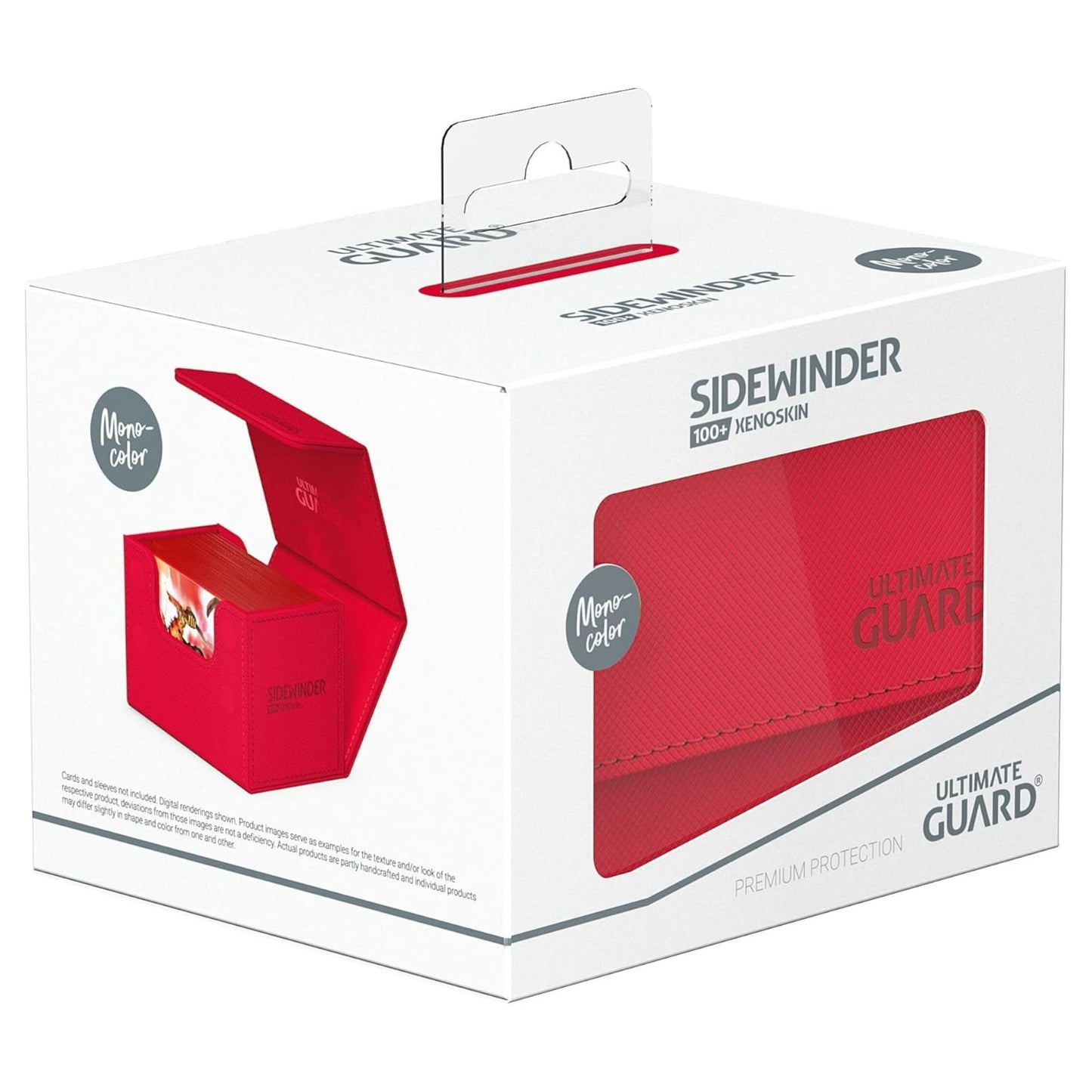 Ultimate Guard Sidewinder 100+ Monocolor Red - Trading Card Market
