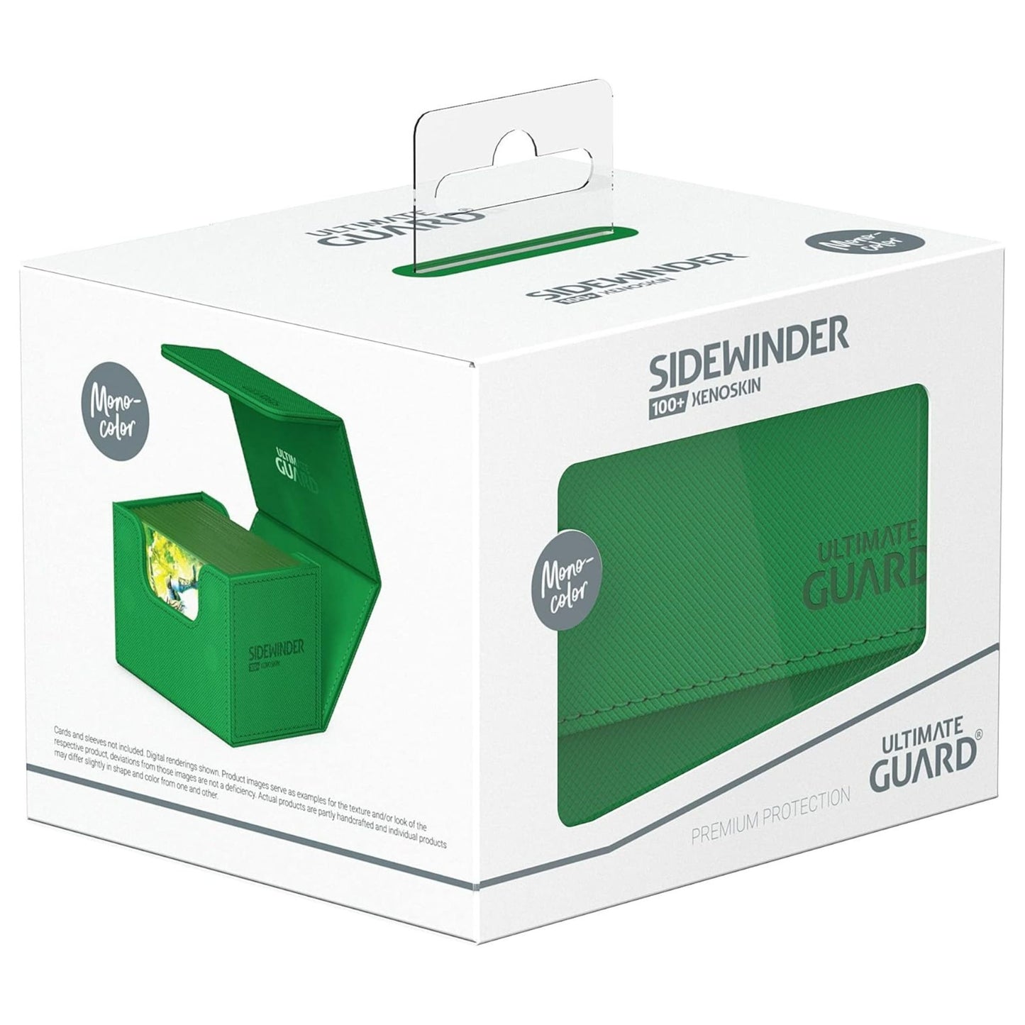 Ultimate Guard Sidewinder 100+ Monocolor Green - Trading Card Market