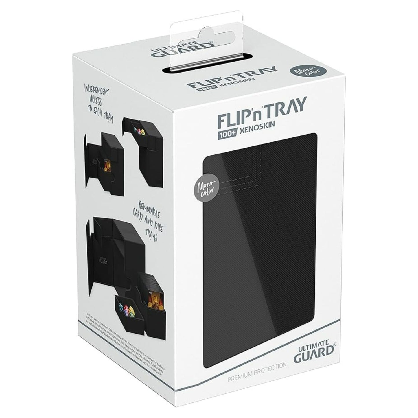 Ultimate Guard Flip n Tray 100+ Monocolor Black - Trading Card Market