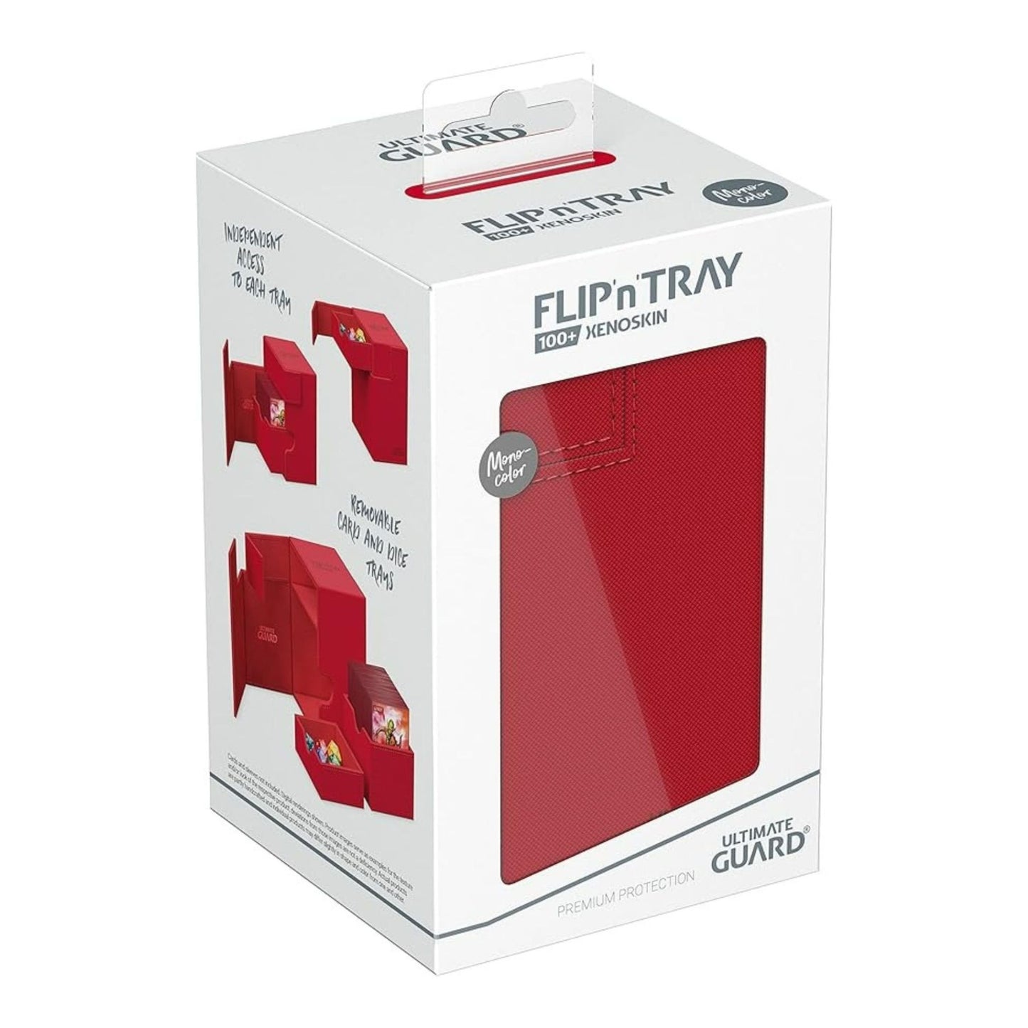 Ultimate Guard Flip n Tray 100+ Monocolor Red - Trading Card Market