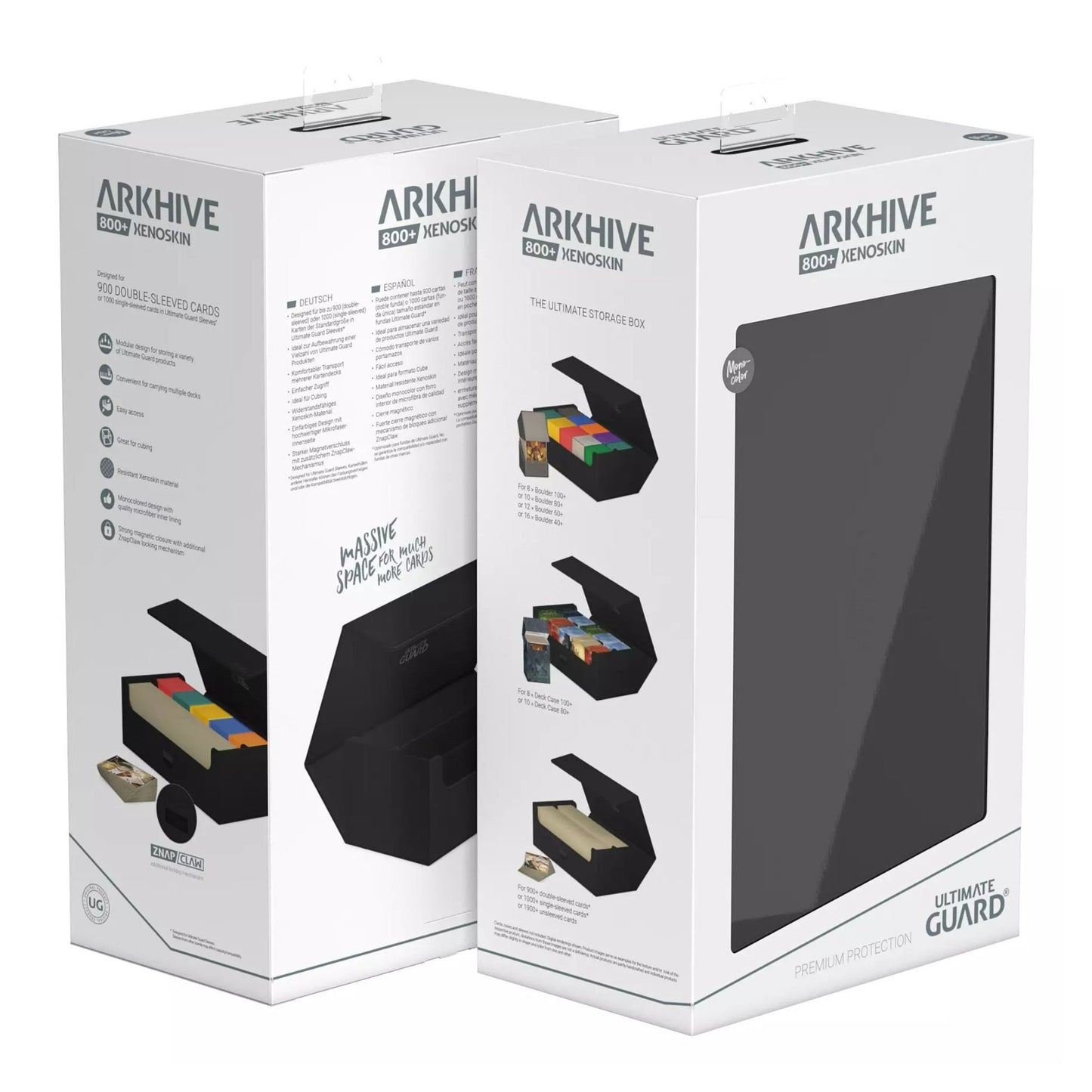 Ultimate Guard Arkhive 800+ Monocolor Black - Trading Card Market
